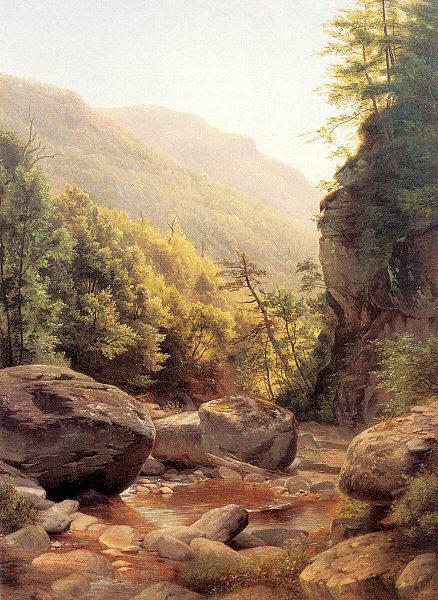 Peale, Harriet Cany View in the Kaaterskill Cove Sweden oil painting art
